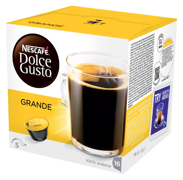 Koffiecups Dolce Gusto grande 16 stuks
