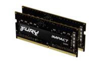 Kingston Fury Impact | 32GB 2x16GB DDR4 | 3200MHz | SODIMM | CL20 | Geheugenmodule | RAM Kingston Fury Impact | 32GB 2x16GB DDR4 | 3200MHz | SODIMM | CL20 | Geheugenmodule | RAM