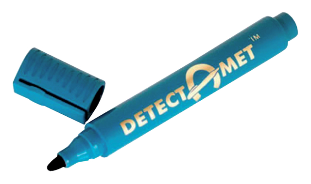 Viltstift detectie Detectamet rond blauw Viltstift detectie Detectamet rond blauw