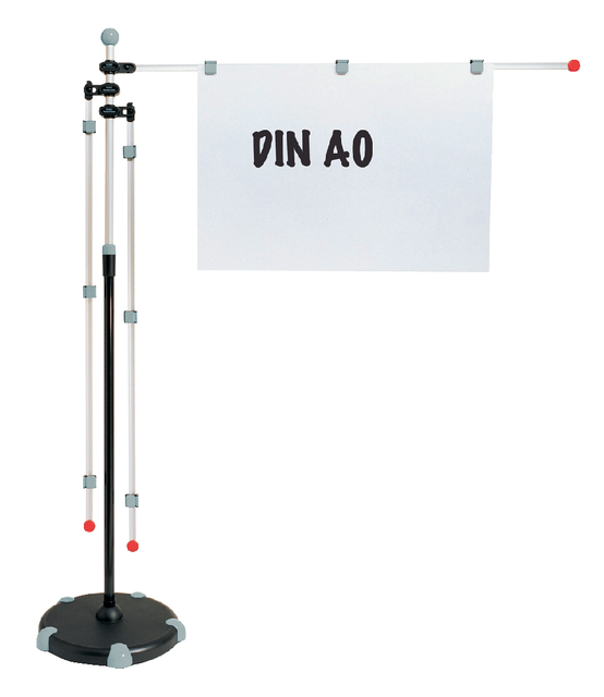 Tekeninghouder MAUL met mobiele voet grijs Tekeninghouder MAUL met mobiele voet grijs