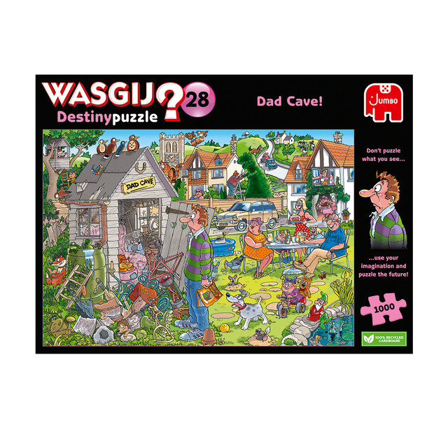Puzzel Wasgij Destiny 28 De Mancave Van Pa! 1000 stukjes