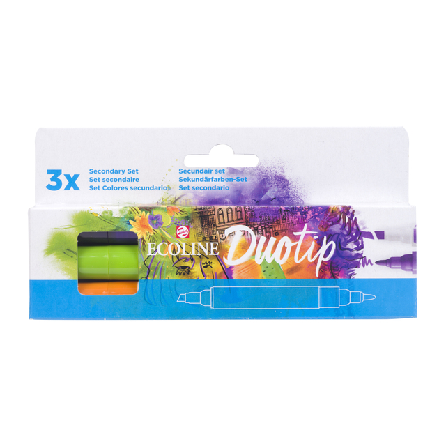 Duotip Talens Ecoline set à 3 stuks secundair