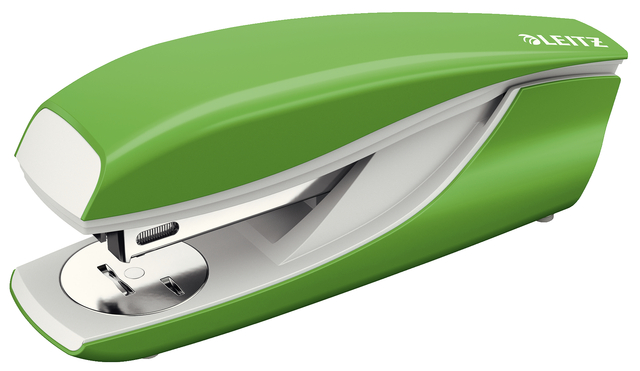 kantoorstapler, klemmetjes, groen, stapelaar, kunststof