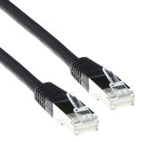 ACT Zwarte 30 meter LSZH SFTP CAT6 patchkabel met RJ45 connectoren