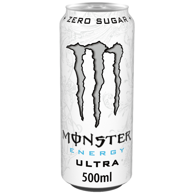 Energiedrank Monster ultra suikervrij blik 500ml Energiedrank Monster ultra suikervrij blik 500ml