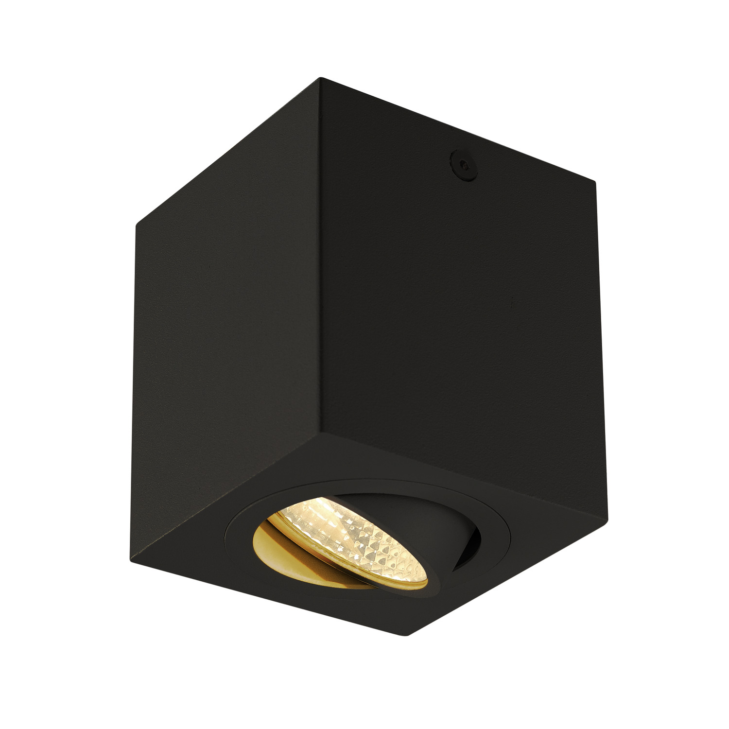 TRILEDO SQUARE zwart 1xLED 3000K
