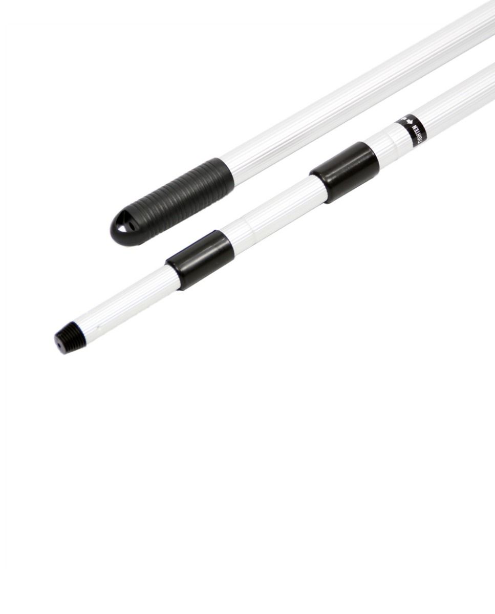 Telescoopsteel 3x140 cm aluminium Wit voor ragebol 921470