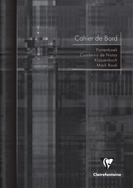 Puntenboek leraren Clairefontaine A4 72 pagina's 110gr meertalig assorti
