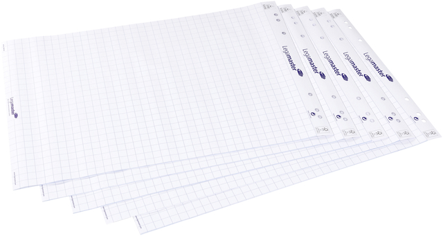 Flipoverpapier Legamaster ruit 20vel 5stuks Flipoverpapier Legamaster ruit 20vel 5stuks