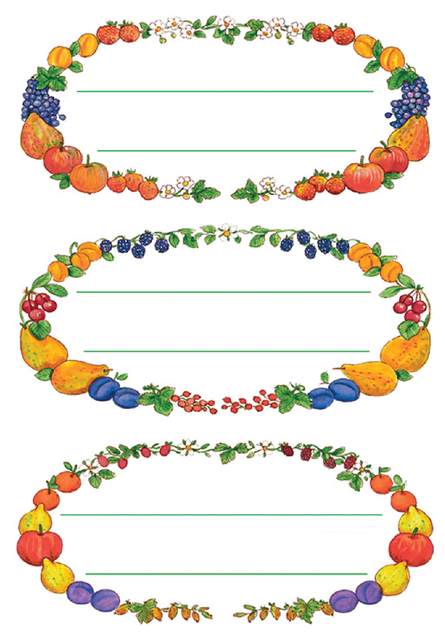 Etiket HERMA 3598 keuken vruchtenkrans Etiket HERMA 3598 keuken vruchtenkrans