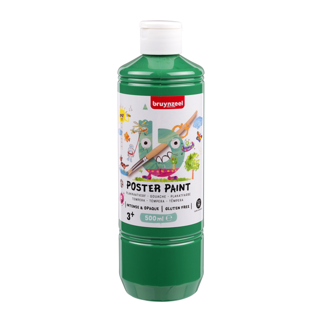 Plakkaatverf Bruynzeel fles à 500ml groen Plakkaatverf Bruynzeel fles à 500ml groen