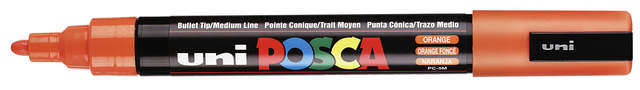 Paintmarker Uni POSCA PC5M medium donkeroranje Paintmarker Uni POSCA PC5M medium donkeroranje