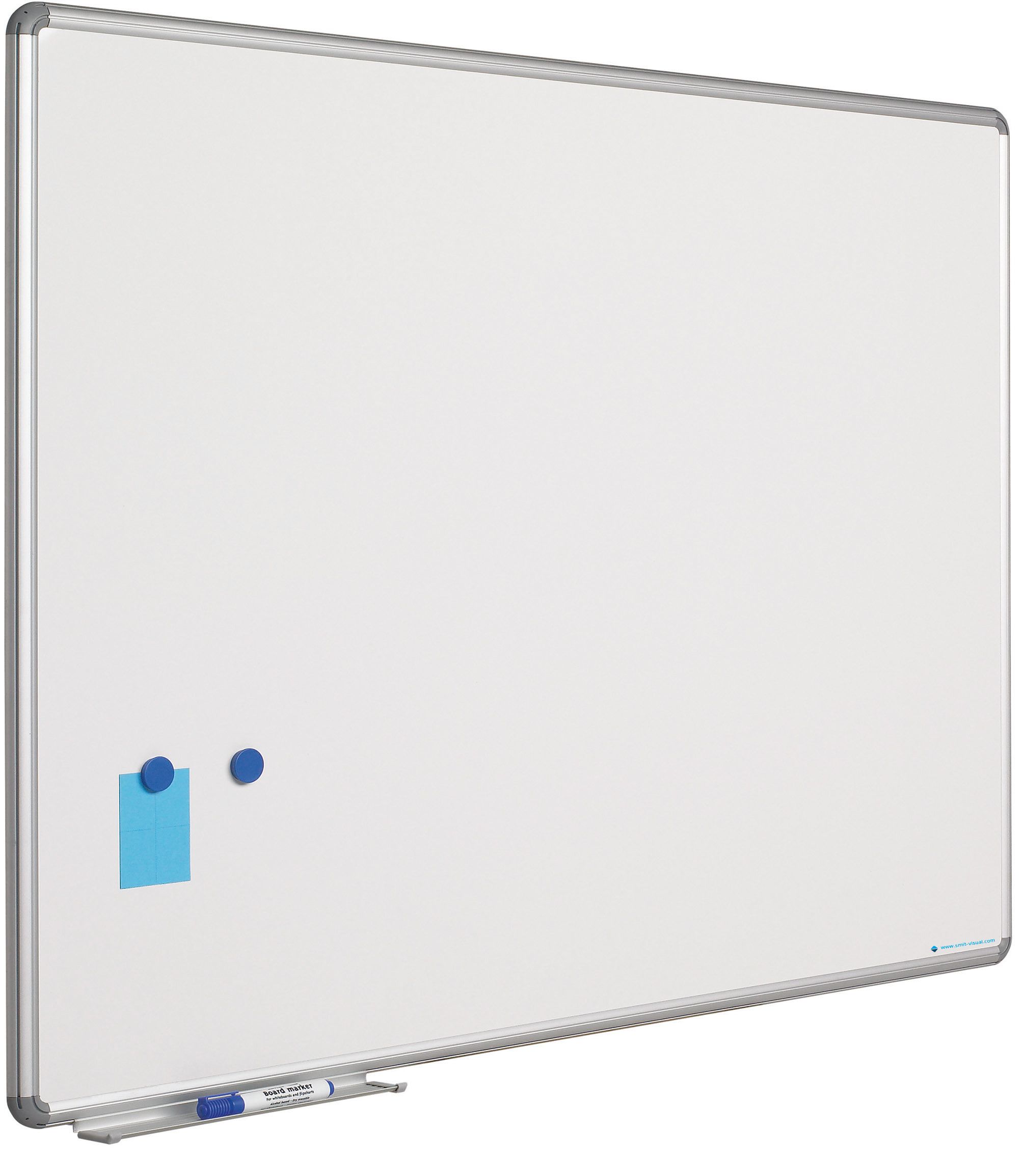 Whitebord Design profiel 16mm, emailstaal wit - 60x90 cm