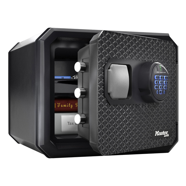 Kluis MasterLock brandvrij en waterdicht electronisch combi-slot L zwart Kluis MasterLock brandvrij en waterdicht electronisch combi-slot L zwart