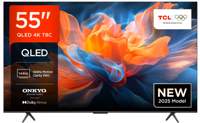 TCL 55T8C | 55" 4K Ultra HD QLED Smart TV | 120Hz | Google TV + Wifi | Dolby Vision & HDR10+ | HDMI 2.1 (2025)