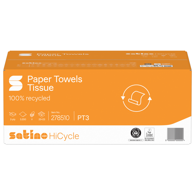 papier, tissue, towels, 100% gerecycled, papier verpakking