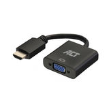 ACT 0,25 meter, HDMI-A male naar VGA female adapter, met audio