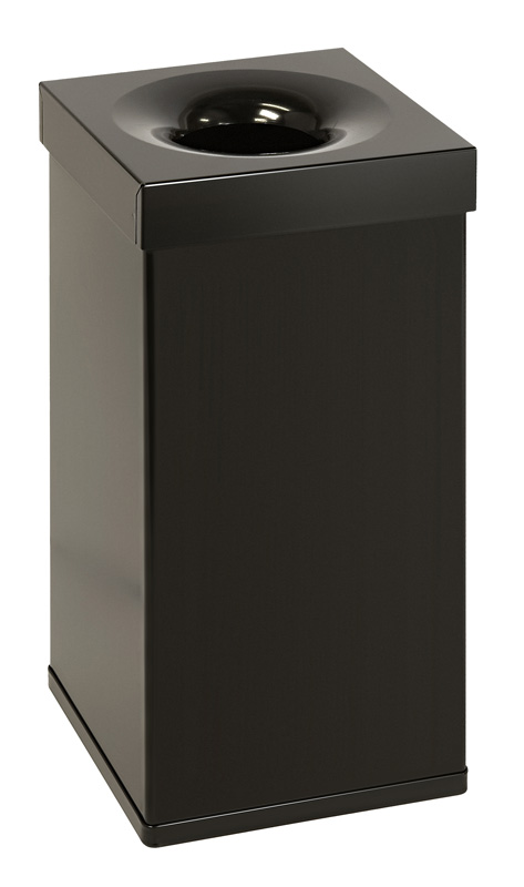 VepaBins Carro Afvalbak 110l Flame Vlamdovend Zwart