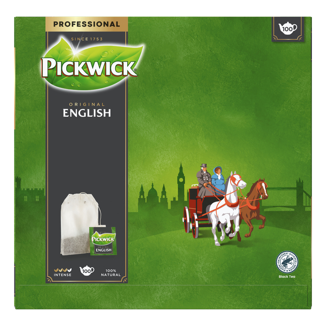 theezak, english, black, green, box