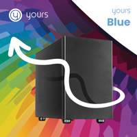 YOURS BLUE | Intel Core i3-14100 | 16GB | 1TB | HDMI | W11 Professional | Small Form Factor Behuzing