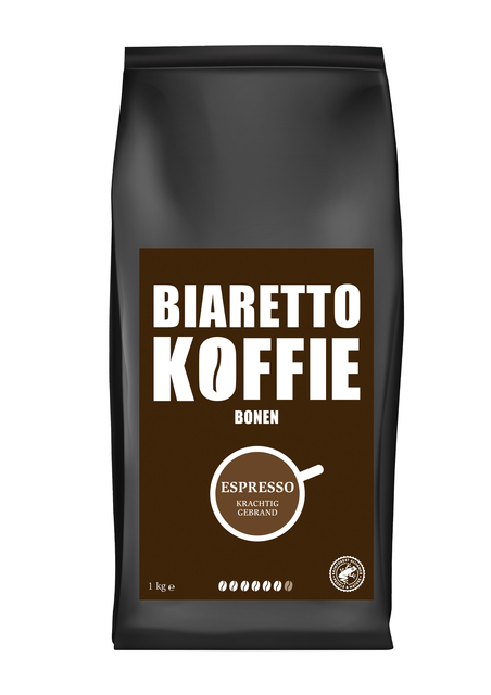 Koffie Biaretto bonen espresso 1000 gram Koffie Biaretto bonen espresso 1000 gram