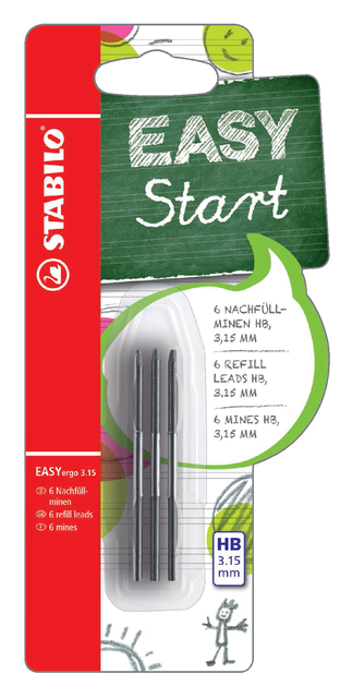 5x refills, HB leads, 3.15 mm, pencil leads, pencil kit