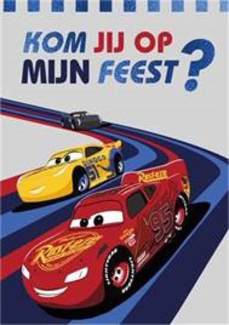 race cars, track, car illustration, Lightning McQueen style, ferry poster