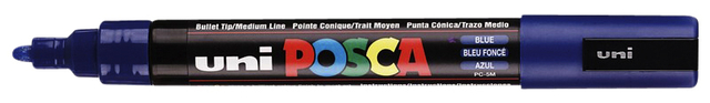 Paintmarker Uni POSCA PC5M medium donkerblauw Paintmarker Uni POSCA PC5M medium donkerblauw
