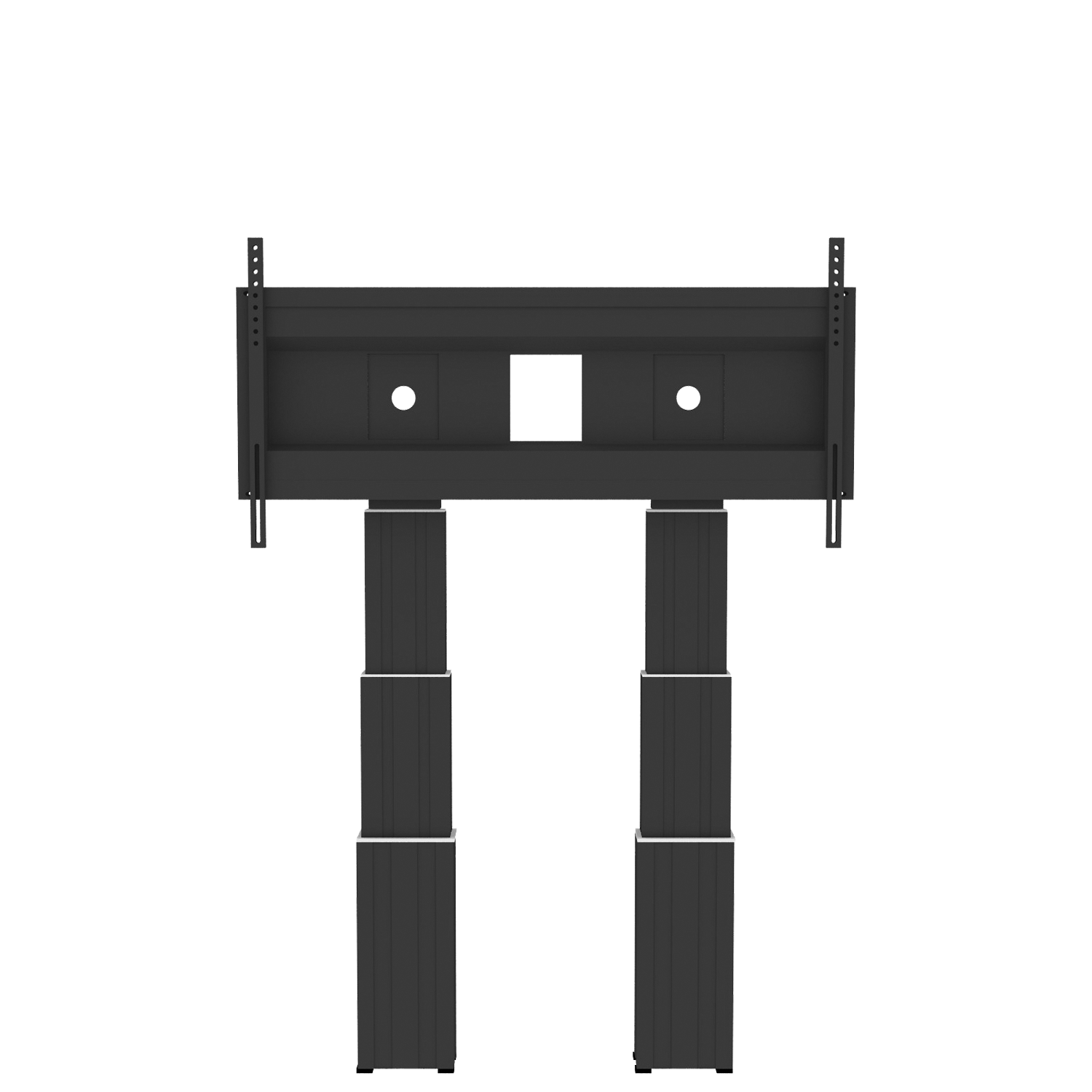 Elektrisch in hoogte verstelbare heavy duty XL monitor muurbeugel met 70 cm slag Elektrisch in hoogte verstelbare heavy duty XL monitor muurbeugel met 70 cm slag