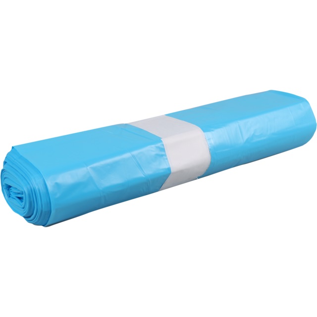 Afvalzak 58x100cm HDPE Blauw T23 80l doos 20x25st