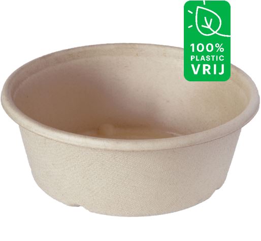 Duni Bagasse Bowl ecoecho 600ml Bruin doos 12x40 stuks