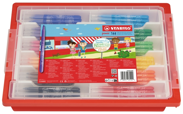 kleiwerkset, waxkrijtjes, klei modelleer, opbergdoos, kleurenset