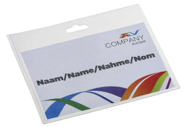 Badge - pashouder Europel gesloten 90x60mm Badge - pashouder Europel gesloten 90x60mm