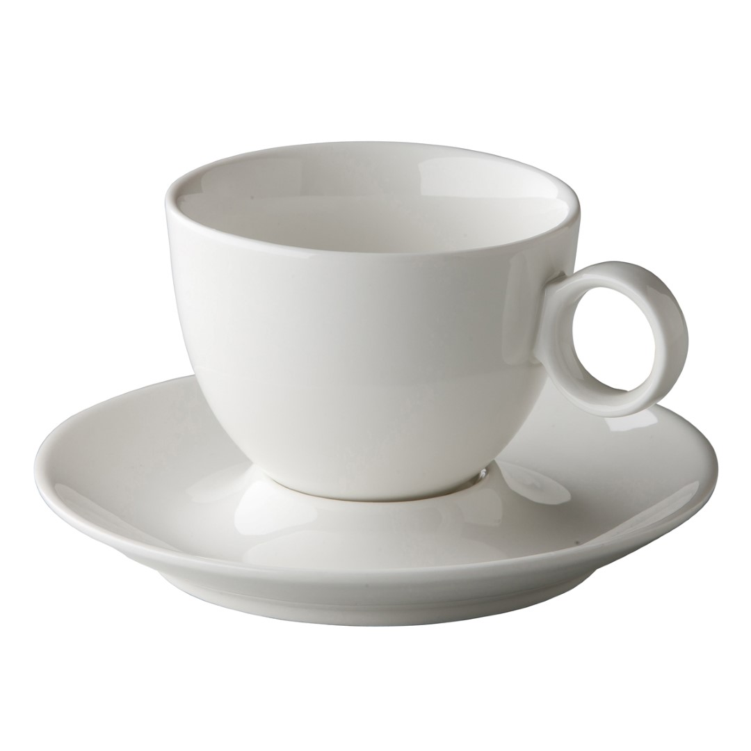 Pors.Kop bolvorming 220 ml wit 6 stuks