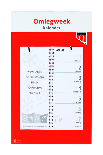Weekomlegkalender 2026 Quantore Weekomlegkalender 2026 Quantore