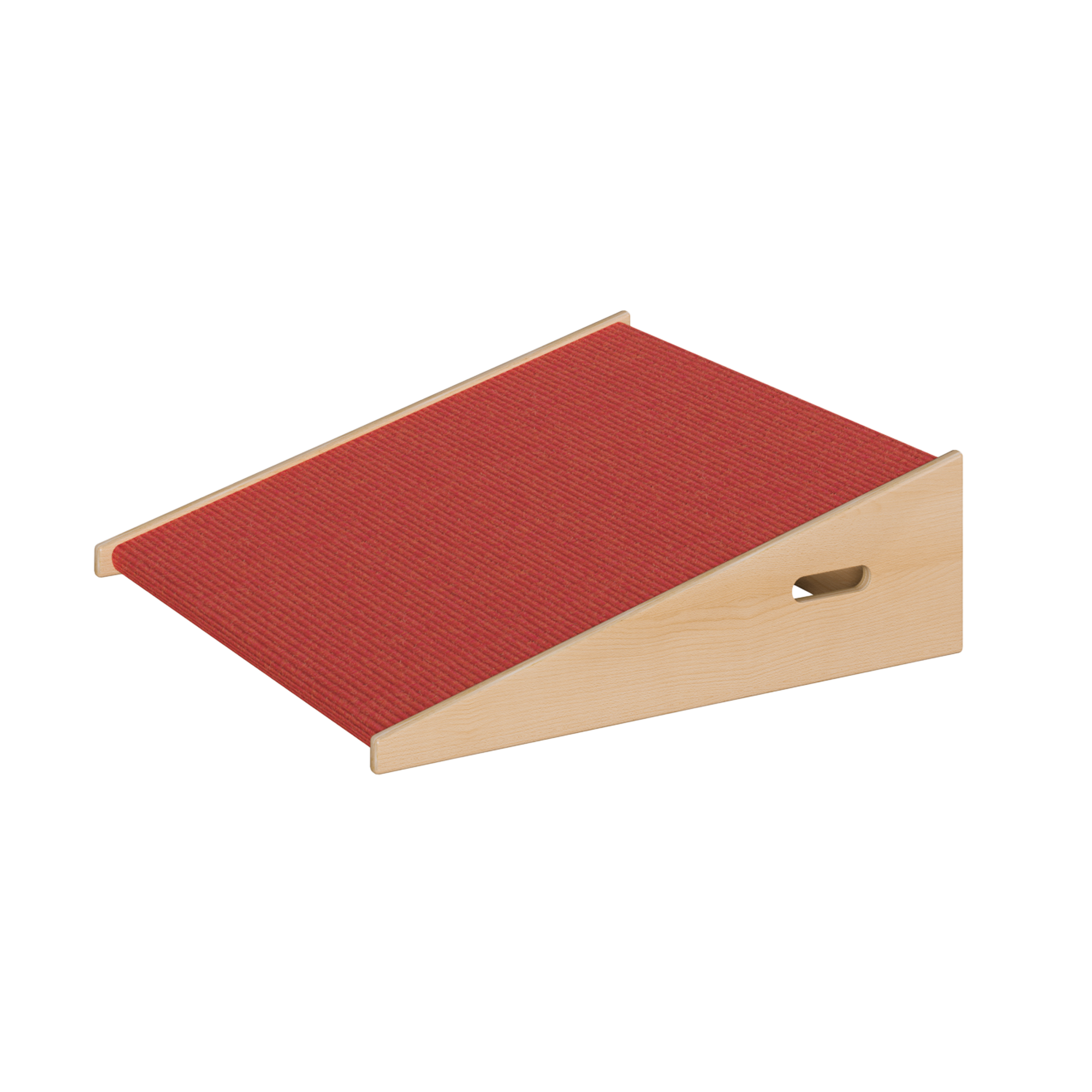 Speelplatform "ramp small", met tapijtbekleding - platform als stabiele multiplex constructie, "ramp small", afmetingen B/H/D: 78x24x78 cm