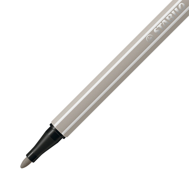 Viltstift STABILO Pen 68/93 medium  warm grijs