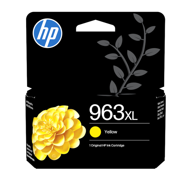 HP, Inktcartridge, Geel, 963XL, Origineel