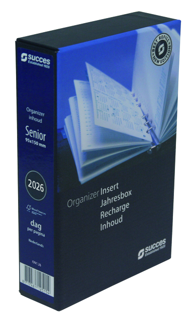 Agendavulling 2026 Succes Senior 1dag/1pagina Agendavulling 2026 Succes Senior 1dag/1pagina