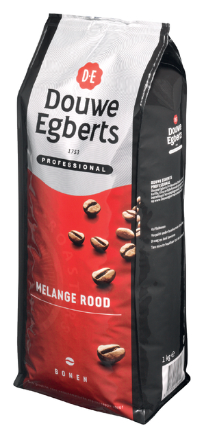 Koffie Douwe Egberts bonen Melange Rood 1kg Koffie Douwe Egberts bonen Melange Rood 1kg