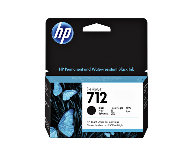 Inktcartridge HP 712 3ED70A zwart Inktcartridge HP 712 3ED70A zwart
