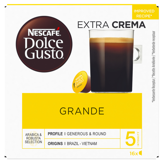 Koffiecups Dolce Gusto grande 16 stuks