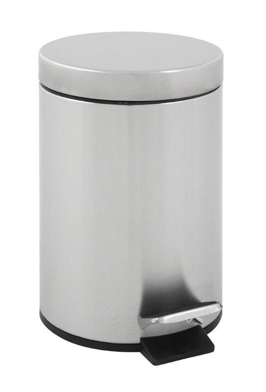 Pedaalemmer Rond mat RVS 5 ltr