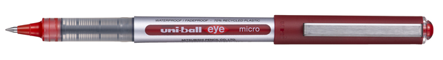 Rollerpen Uni-ball Eye eco 150E fijn rood Rollerpen Uni-ball Eye eco 150E fijn rood