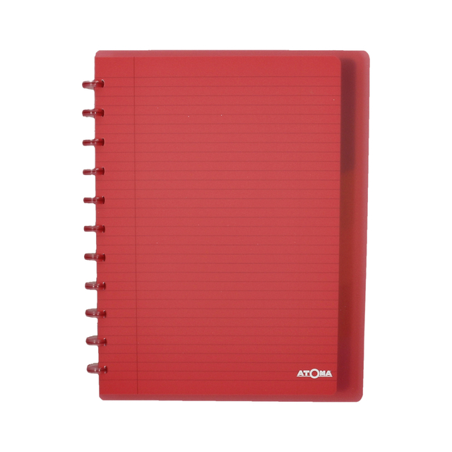 planner, notebook, ring-bound, red, Atona?