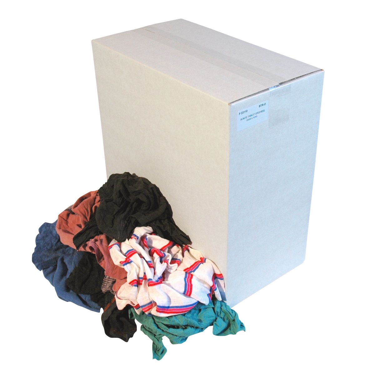 Bonte trikot poetslappen 10 kg.