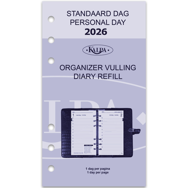 Agendavulling 2026 Kalpa Personal 1dag/1pagina Agendavulling 2026 Kalpa Personal 1dag/1pagina