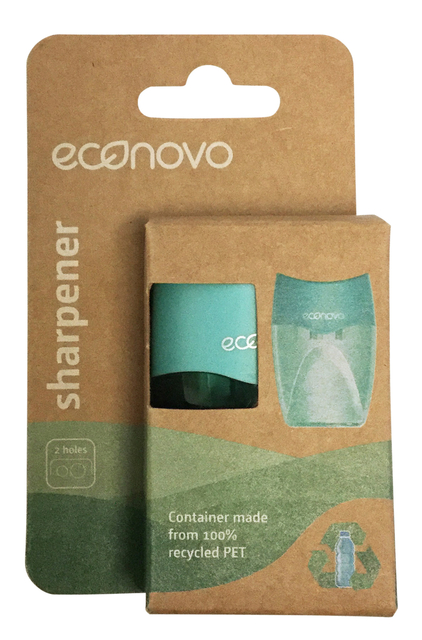 Puntenslijper Econovo dubbel blauw blister à 1 stuk Puntenslijper Econovo dubbel blauw blister à 1 stuk