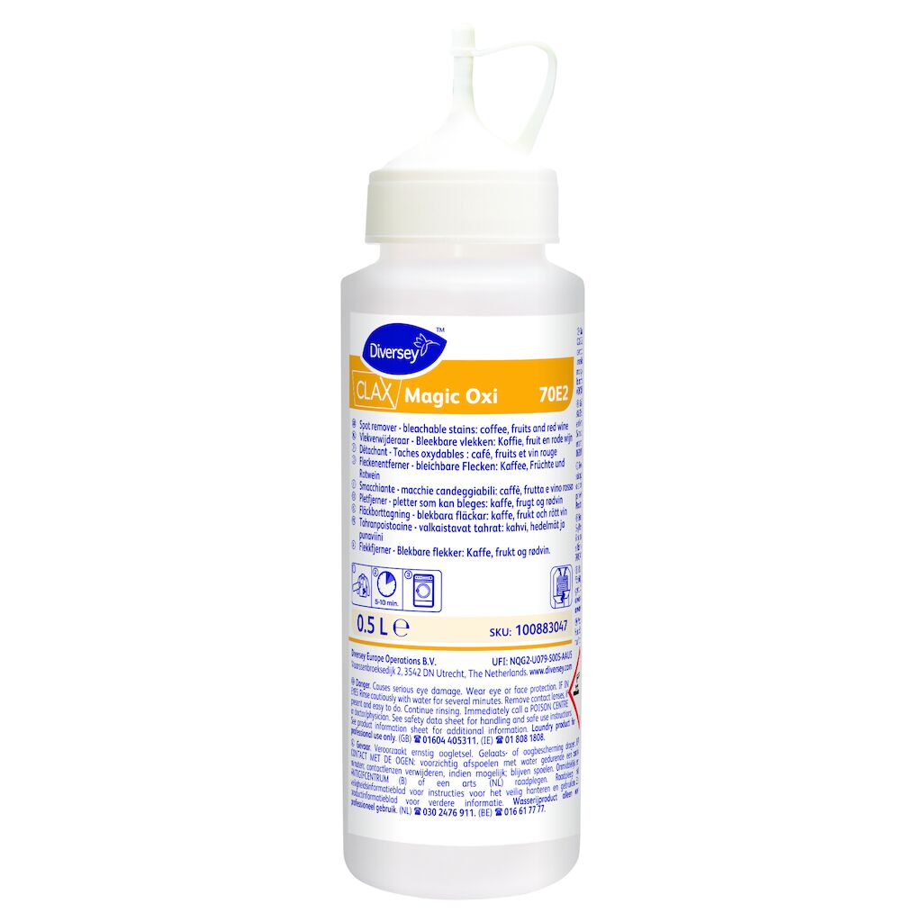 Diversey Clax Magic Oxi 70E2 Vlekverwijderaar ds 4x05ltr
