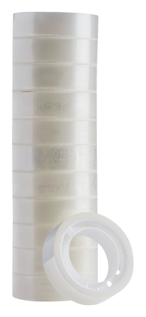 Plakband Quantore 12mmx10m transparant Plakband Quantore 12mmx10m transparant